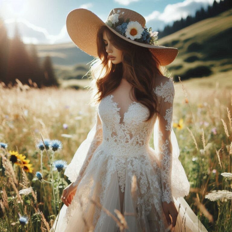 Vestido de Noiva Rústico-Chique: Equilibrando Elegância e Simplicidade no Grande Dia