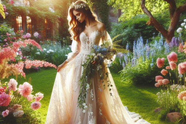 Do Rústico ao Romântico: Vestidos de Noiva que Combinam com Cerimônias no Jardim