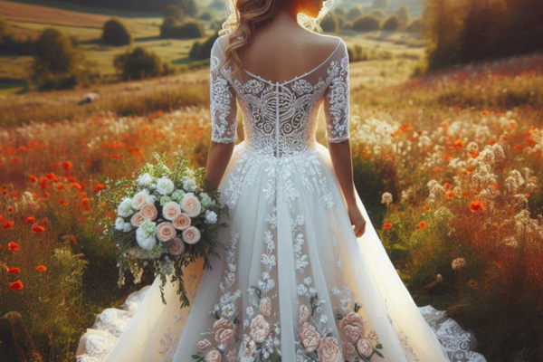A Magia dos Detalhes: Vestidos de Noiva com Bordados