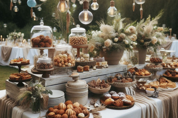 Sabores do campo: Gastronomia que Une Amor, Tradição e Natureza no Casamento rústico